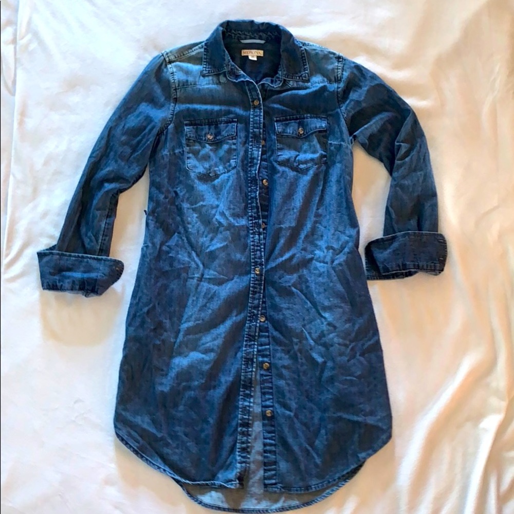 Merona blue Jean dress